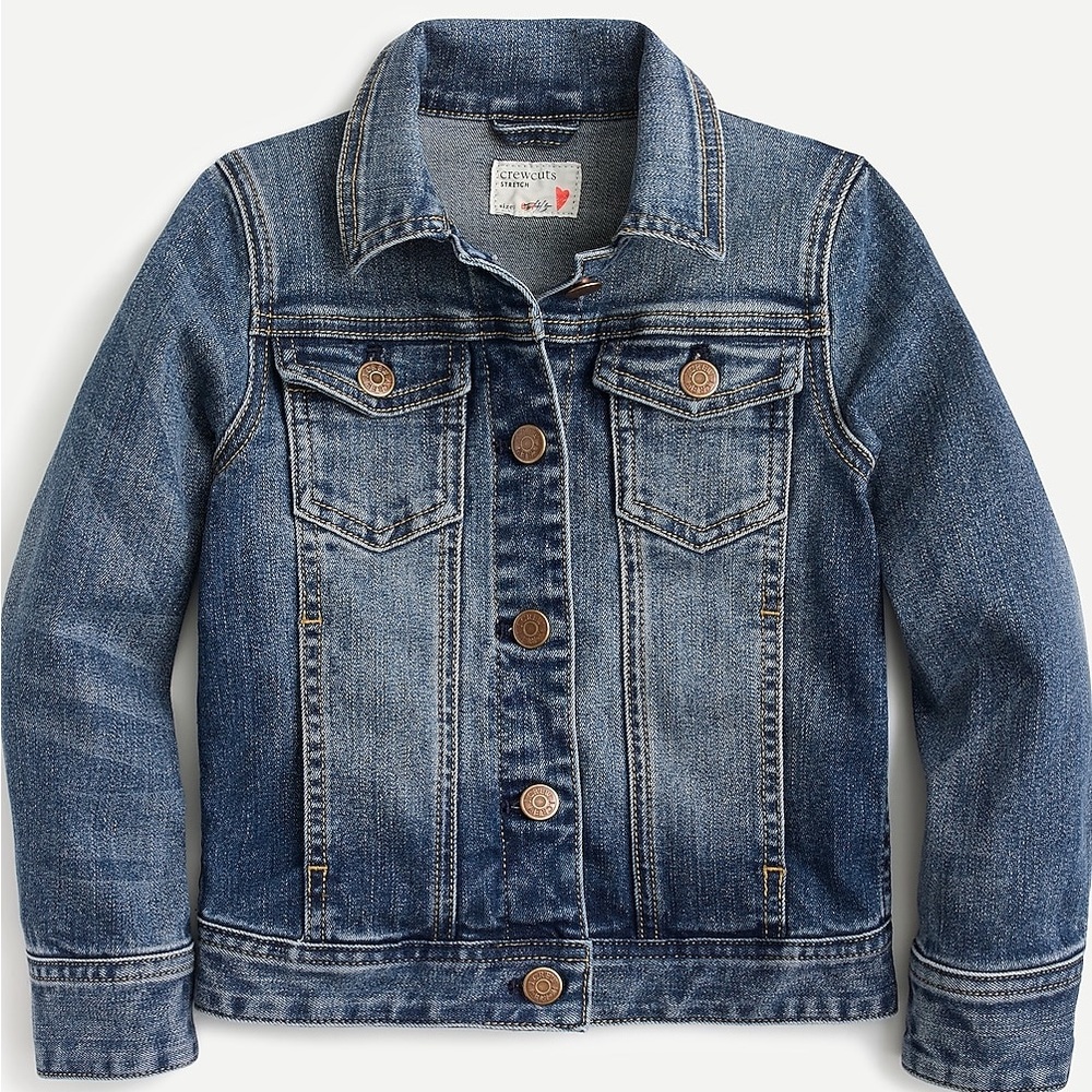 Crewcuts stretch cotton jean jacket